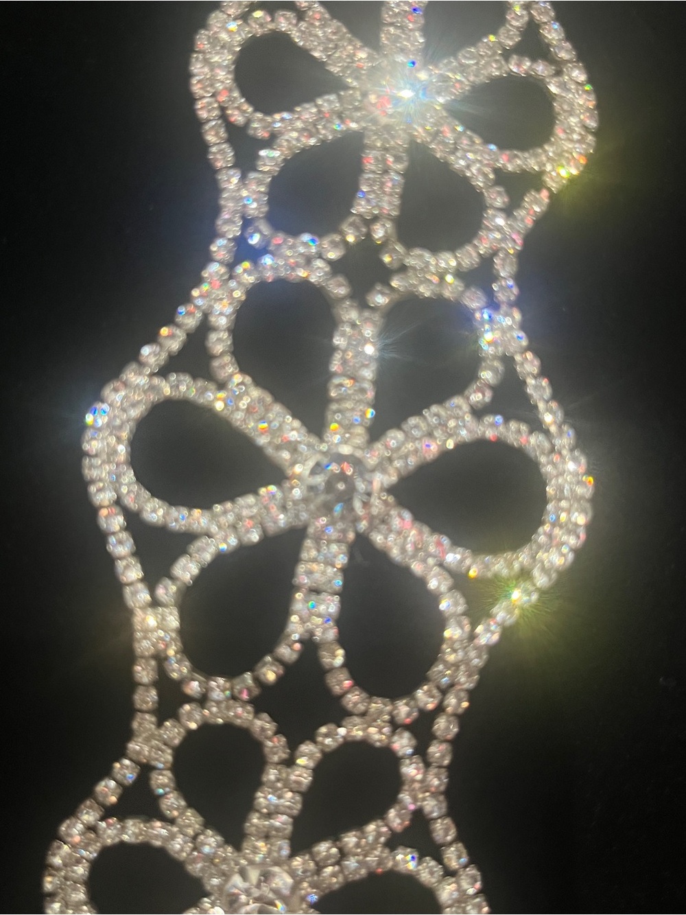 Vintage Sparkling Rhinestone Bracelet - Picture 2 of 4